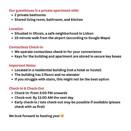 Airport Δωμάτια σε οικογενειακή κατοικία Lisboa